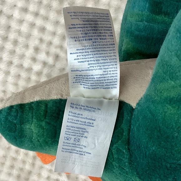 Build A Bear Workshop Plush Stegosaurus Dinosaur Stuffed Animal Jurassic Toy - Picture 11 of 15